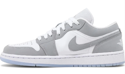 Air Jordan 1 Low-White Wolf Grey - Soleful