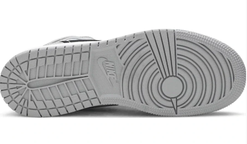 Air Jordan 1 Mid GS-Light Smoke Grey - Soleful