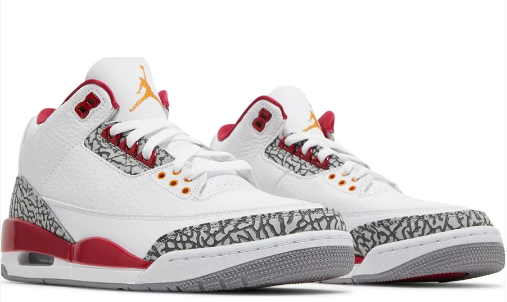 Air Jordan 3 Retro-Cardinal Red - Soleful