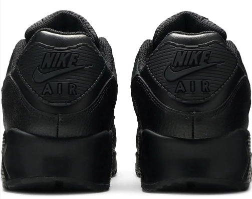 Air MAx 90 Leather-Triple Black - Soleful