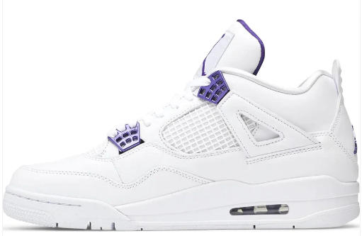 Air Jordan 4 Retro-Purple-Metallic - Soleful
