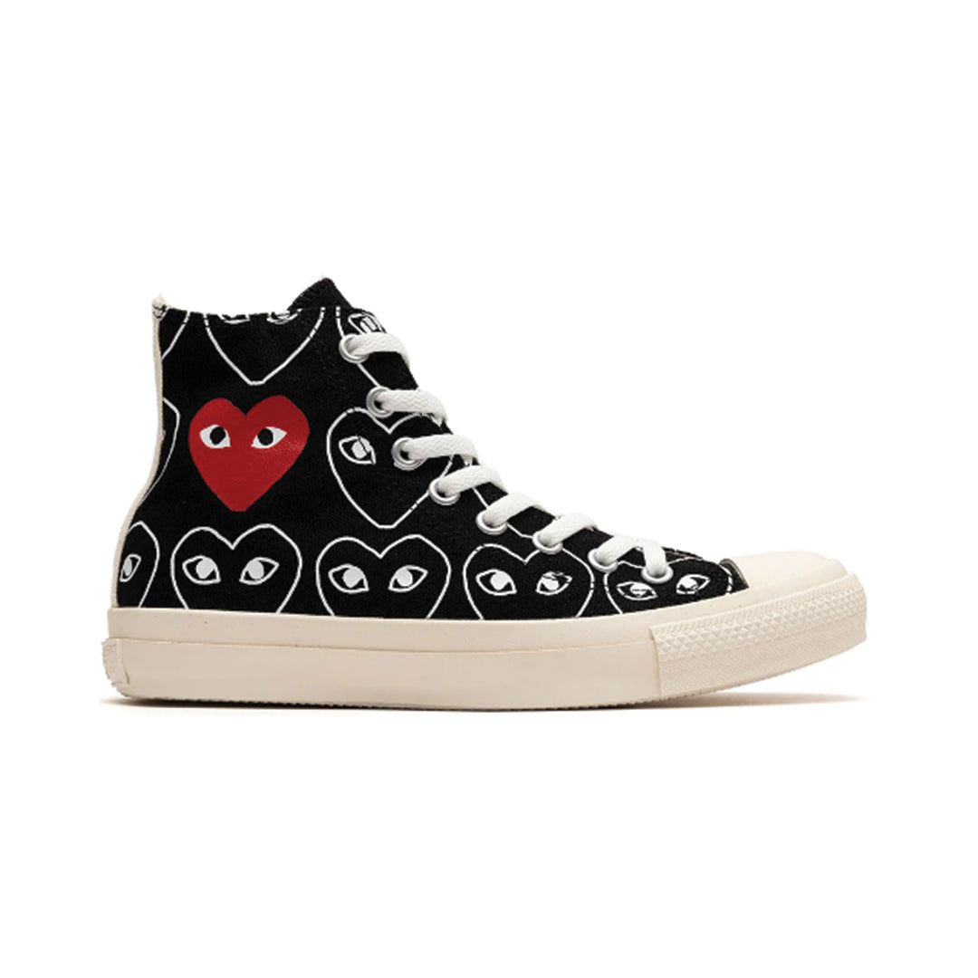 Converse Chuck 70 Play All Over Hearts High-Black - Soleful