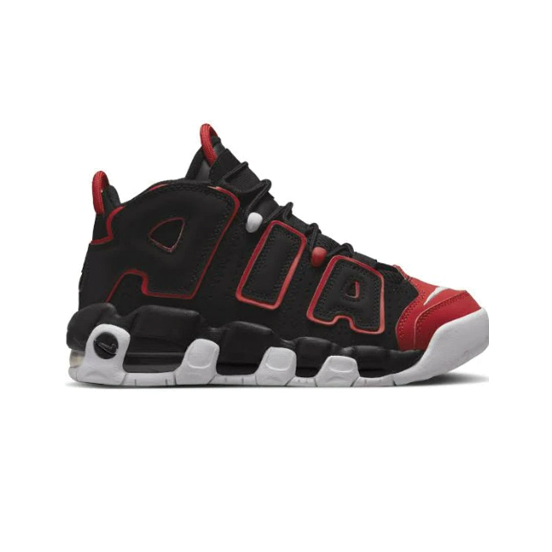 Nike Air More Uptempo - Black/University Red/White - Soleful