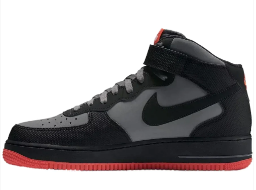 Air Force 1 Mid'07-Hot Lava-Dark Grey Crimson - Soleful