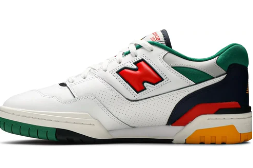 New Balance 550 - Oak Leaf Green Red