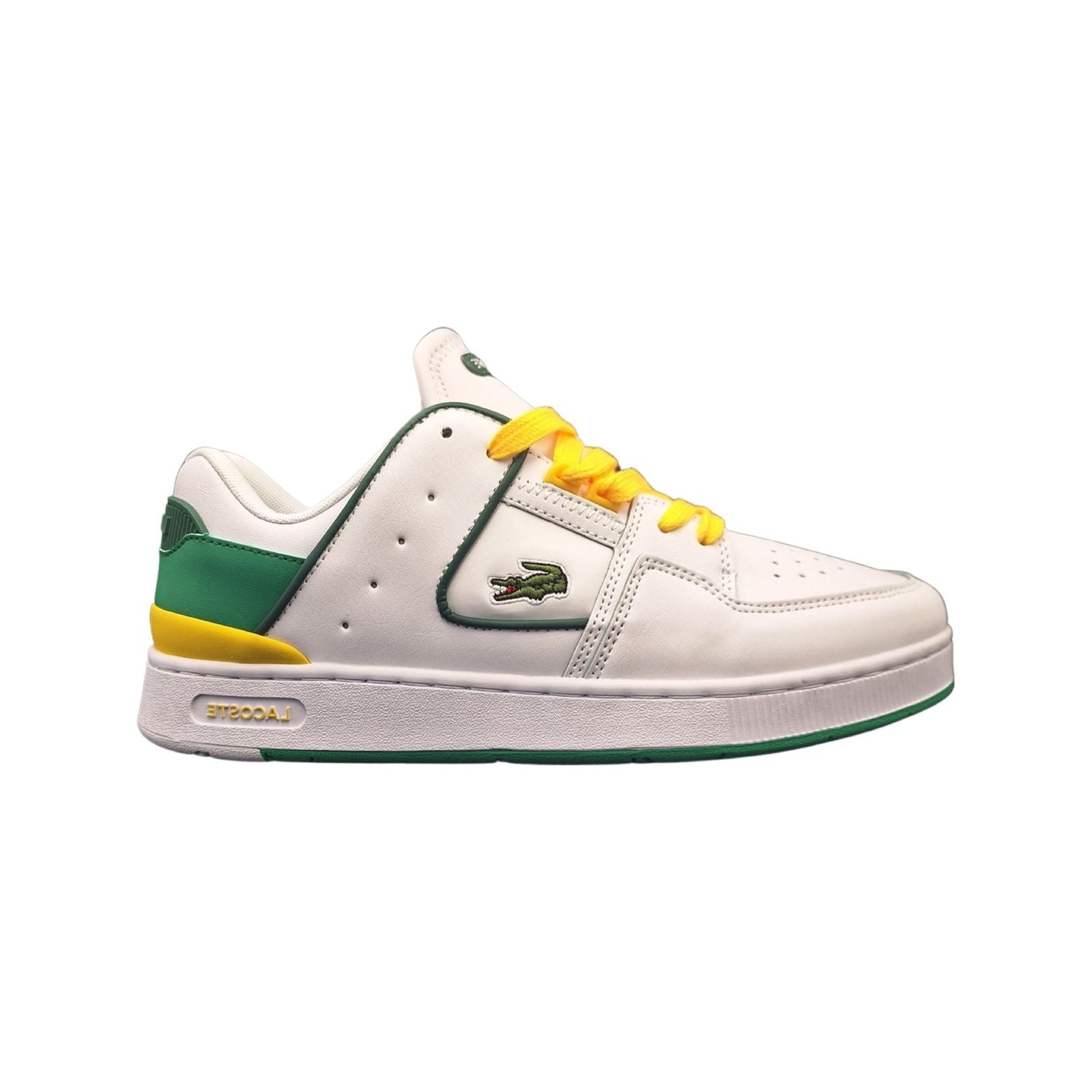 Lacoste Court Cage-White & Green - Soleful